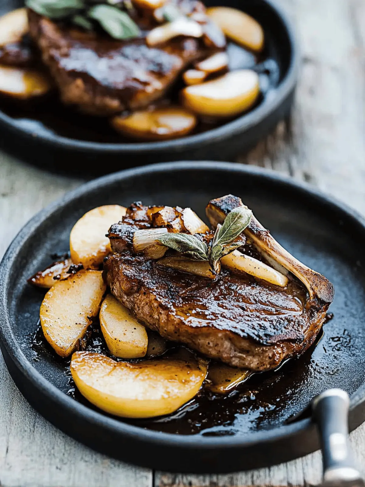 Pork Chops with Apples