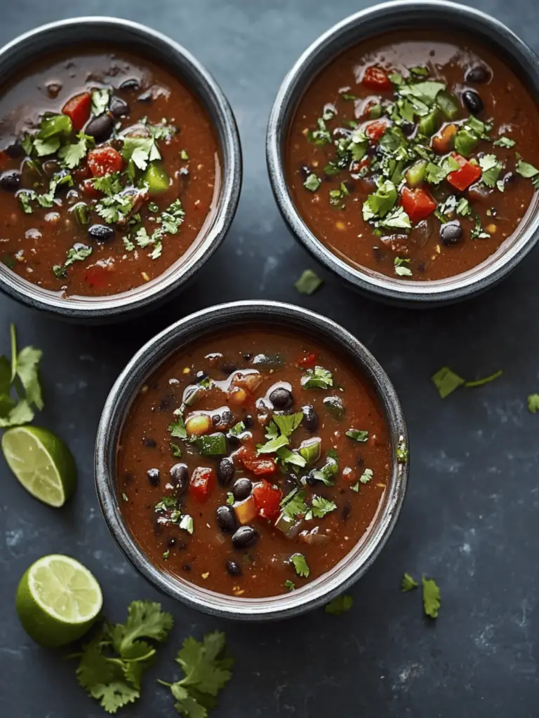 Spicy Black Bean Soup recipe