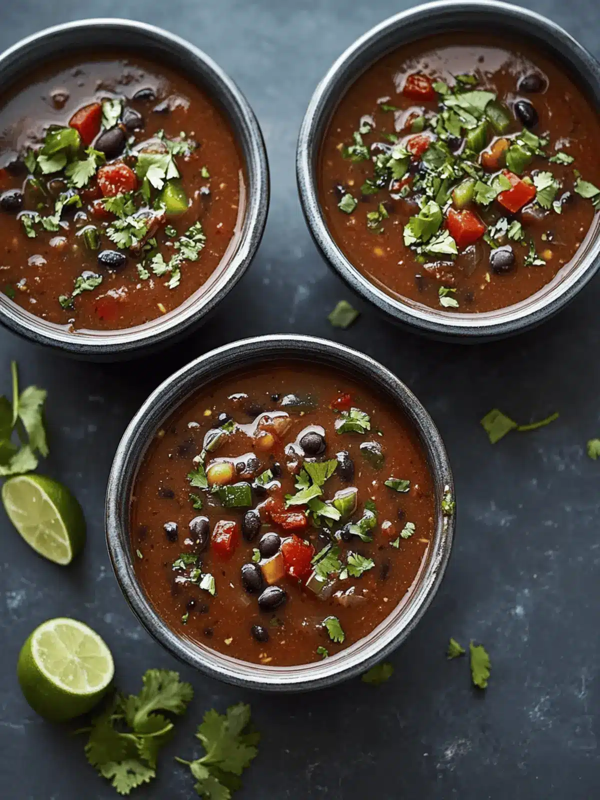 Spicy Black Bean Soup recipe