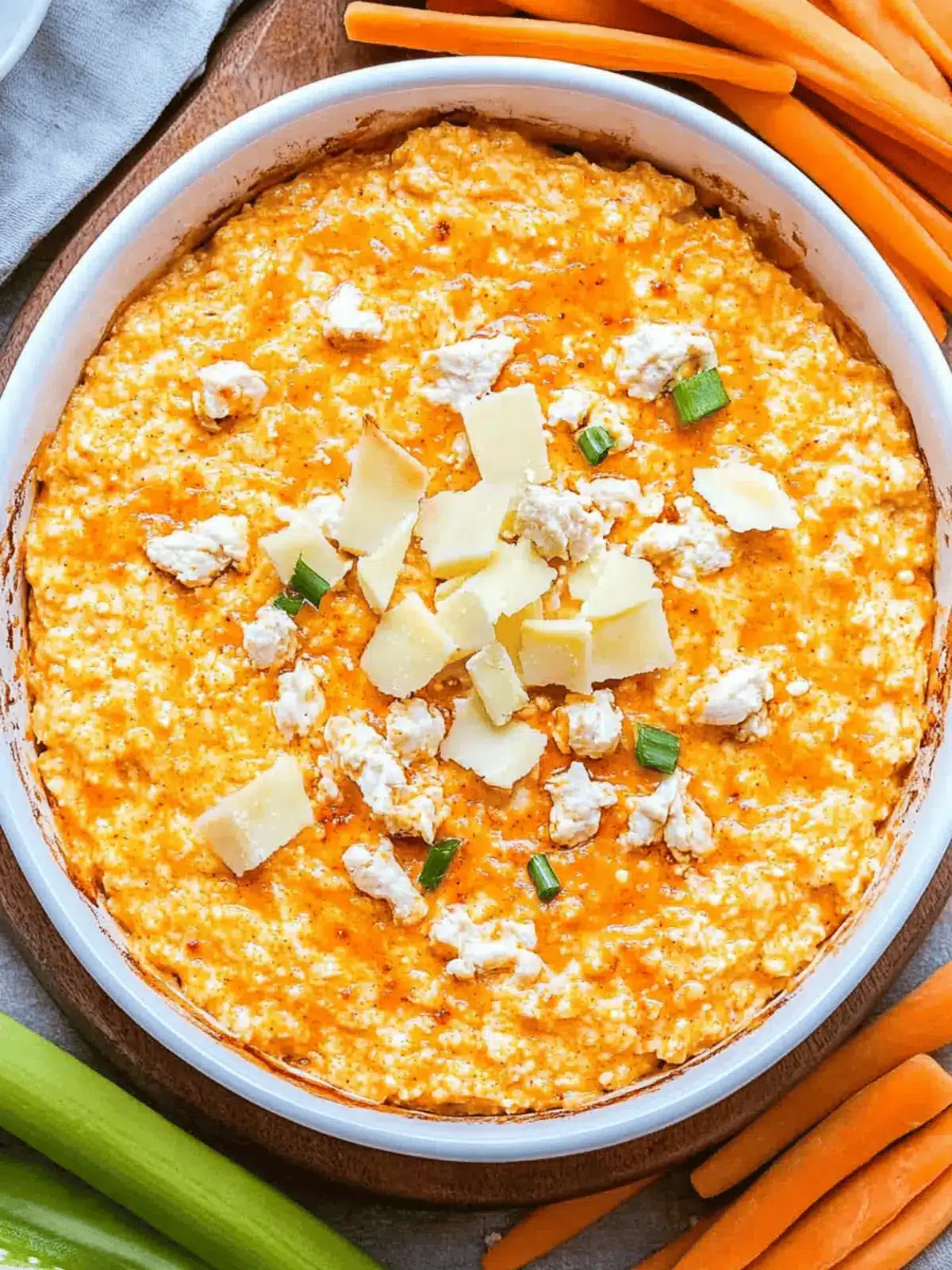 Cottage Cheese Buffalo Chicken Dip