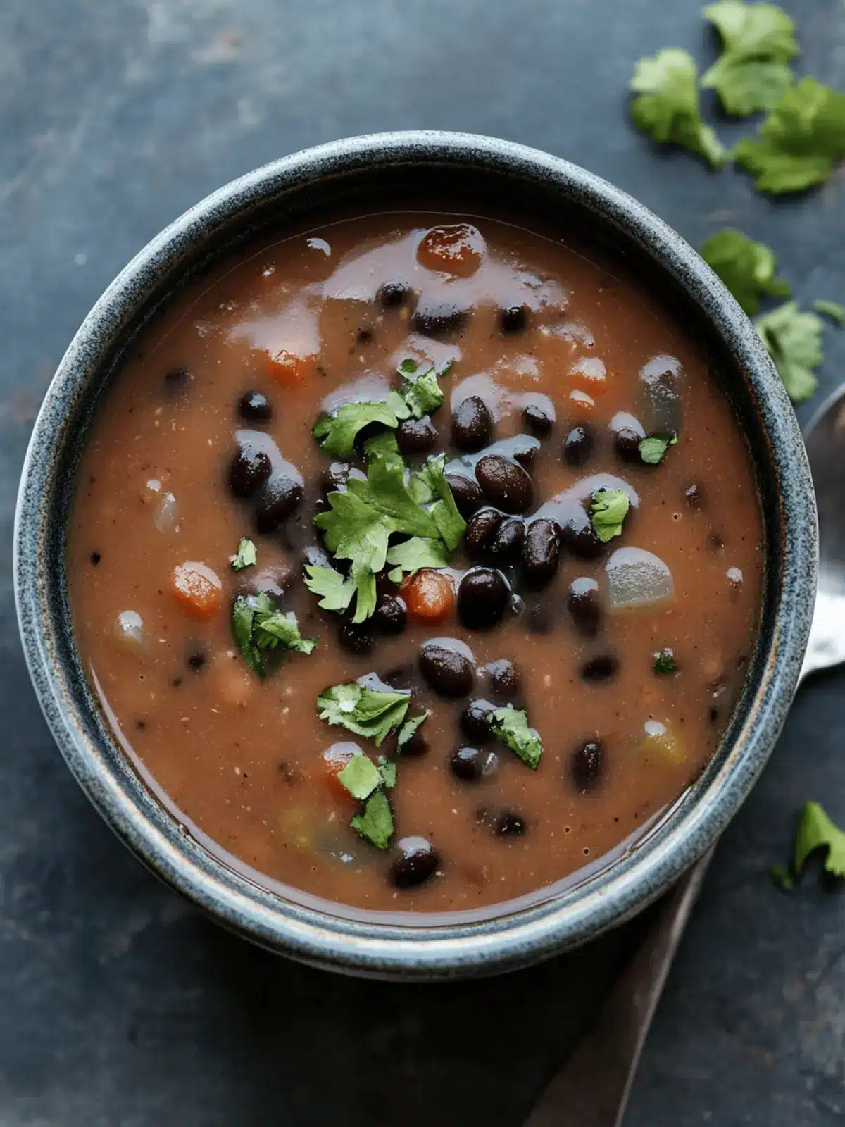 Spicy Black Bean Soup recipe