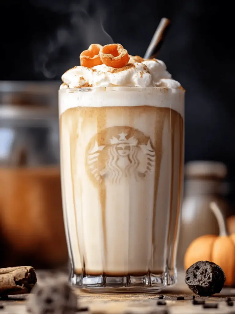 Iced Pumpkin Cream Chai Tea Latte {Starbucks Copycat}