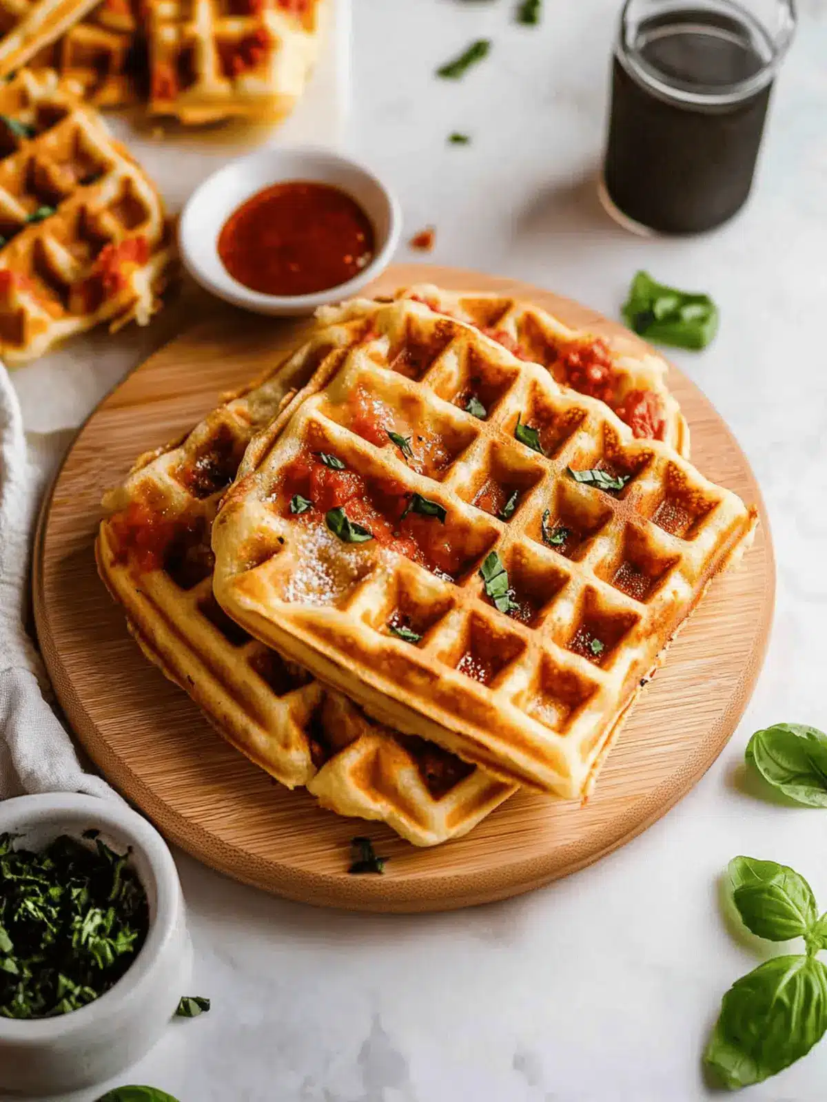 Pizza Waffles