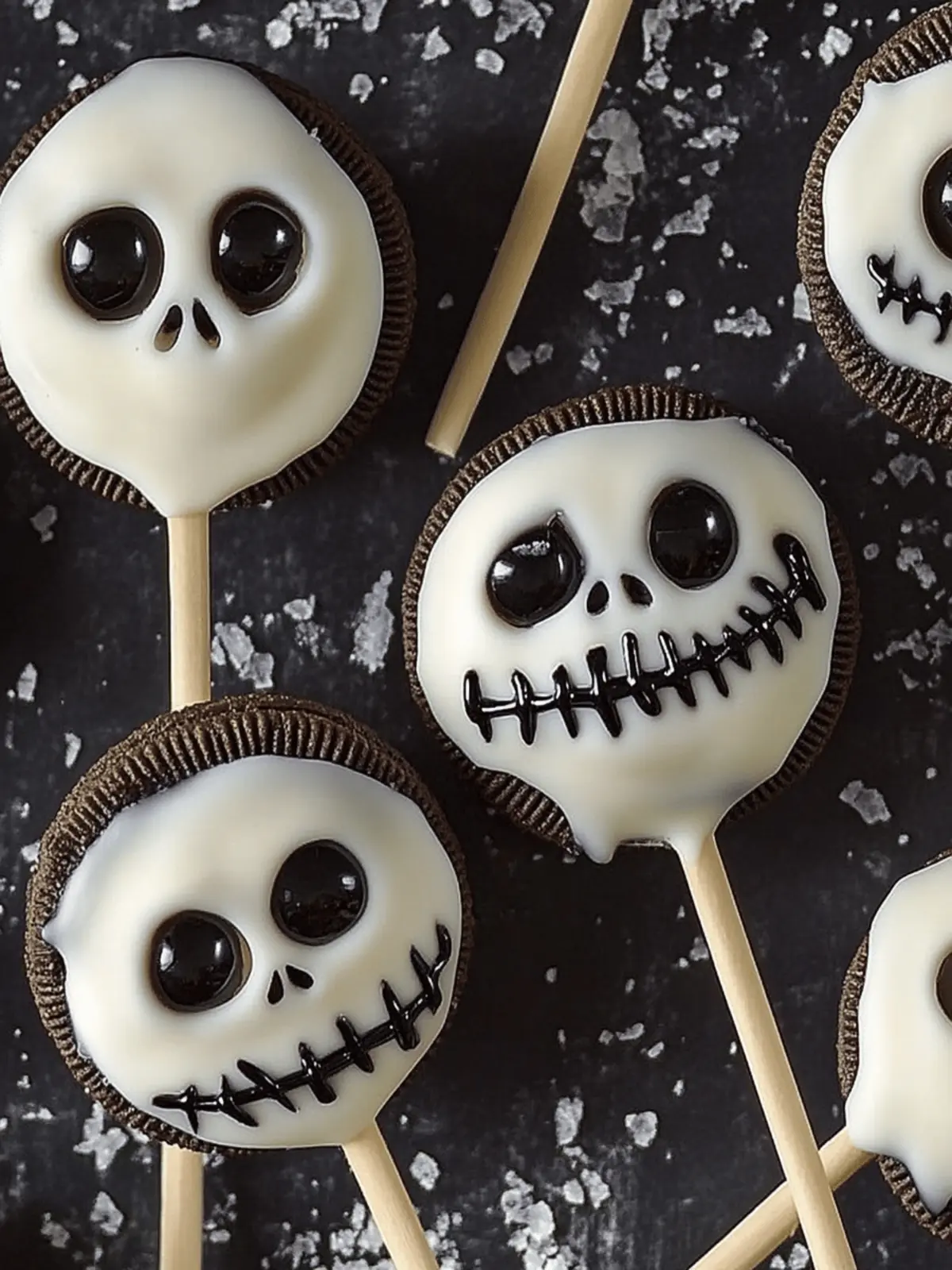 Jack Skellington Oreo Pops