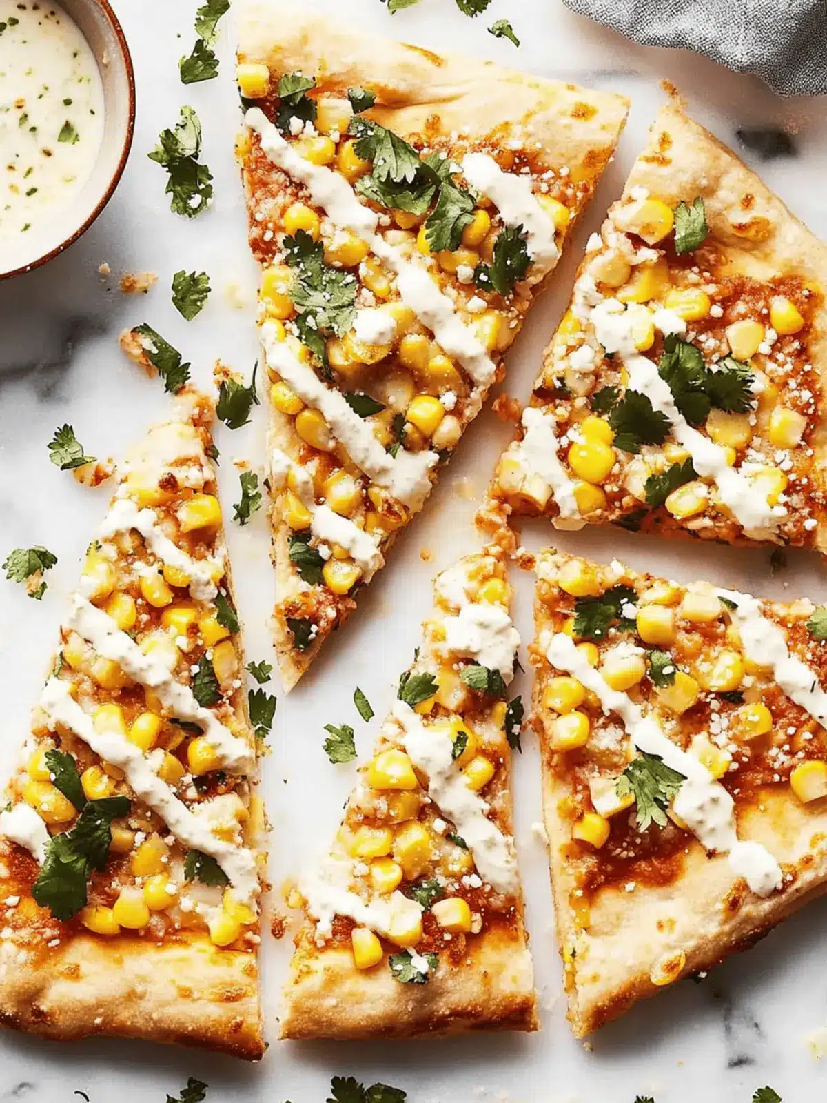 Mexican Street Corn Flatbread