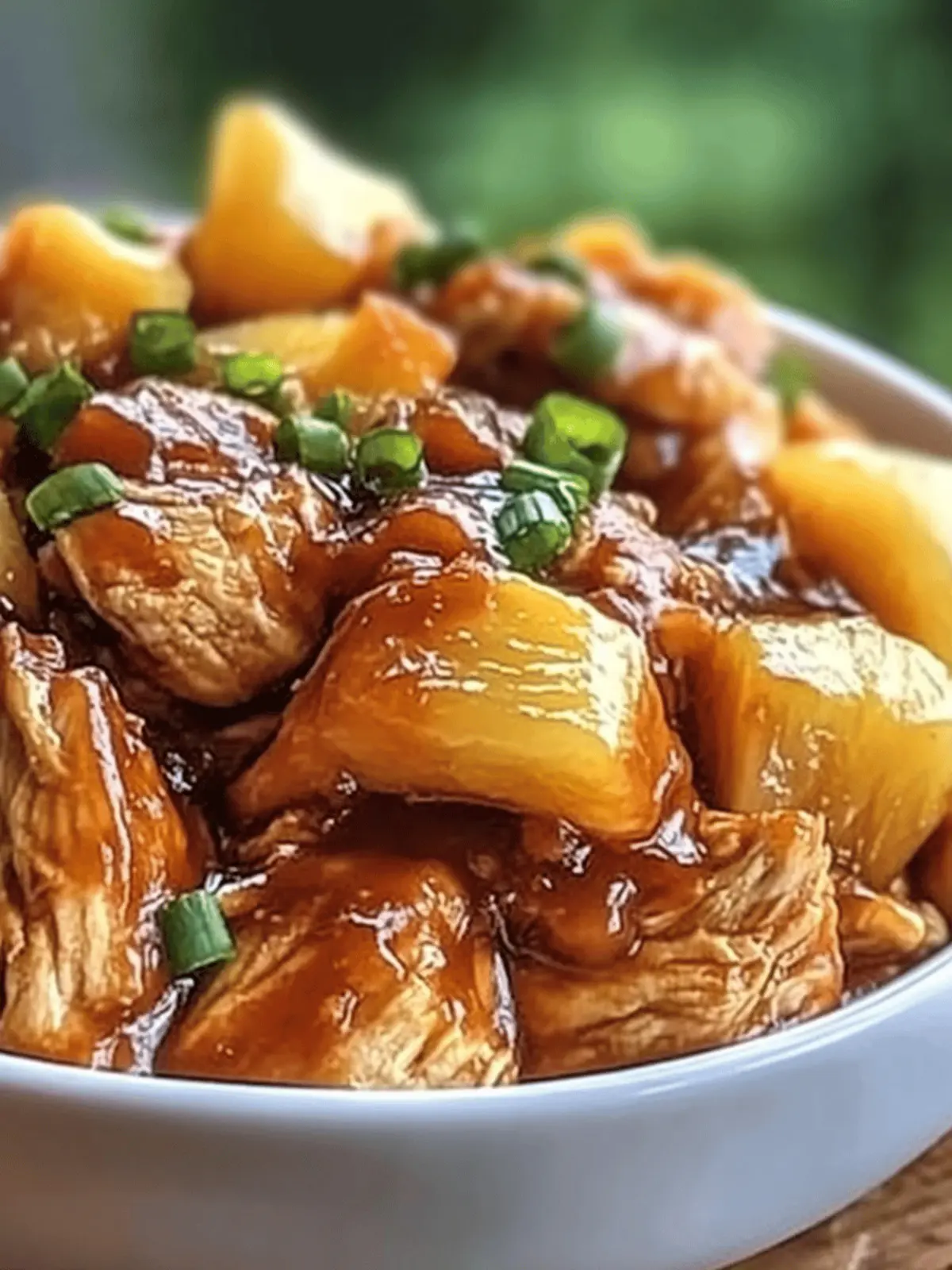 Easy Crockpot Pineapple BBQ Chicken
