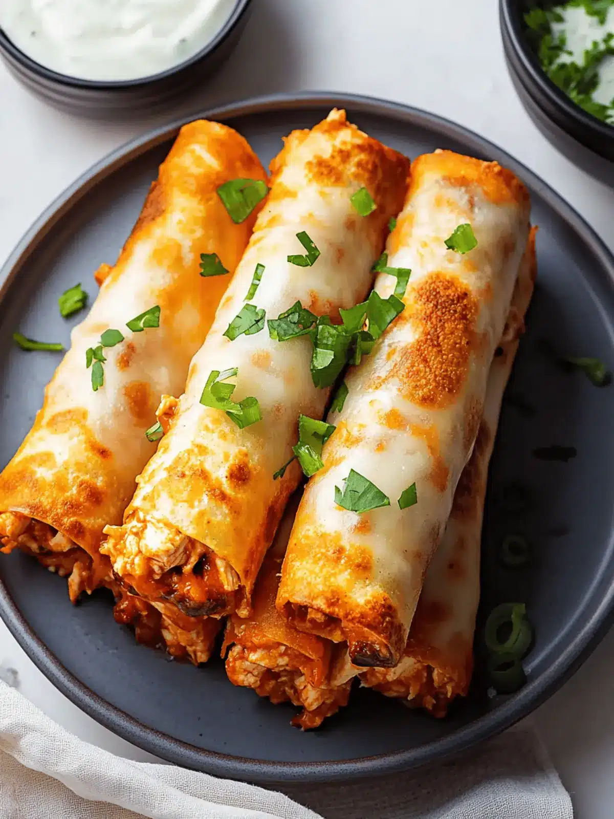 Buffalo Chicken Taquito