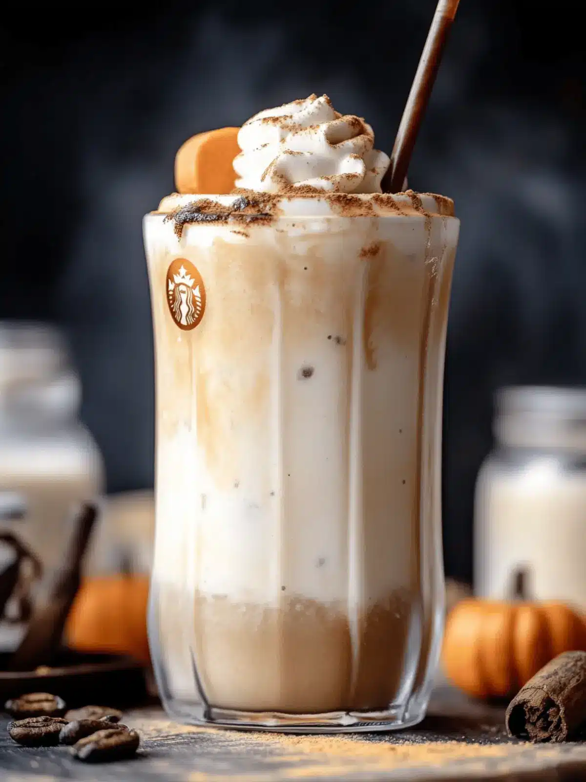 Iced Pumpkin Cream Chai Tea Latte {Starbucks Copycat}