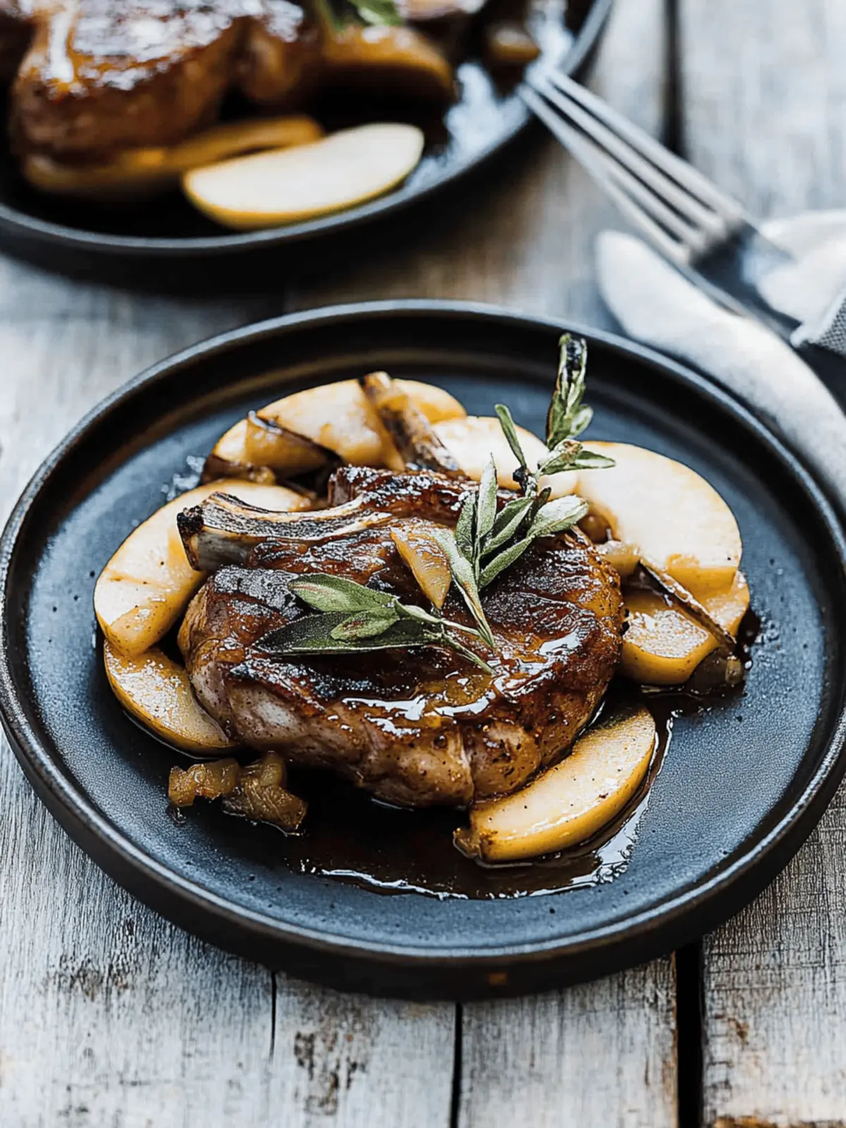 Pork Chops with Apples