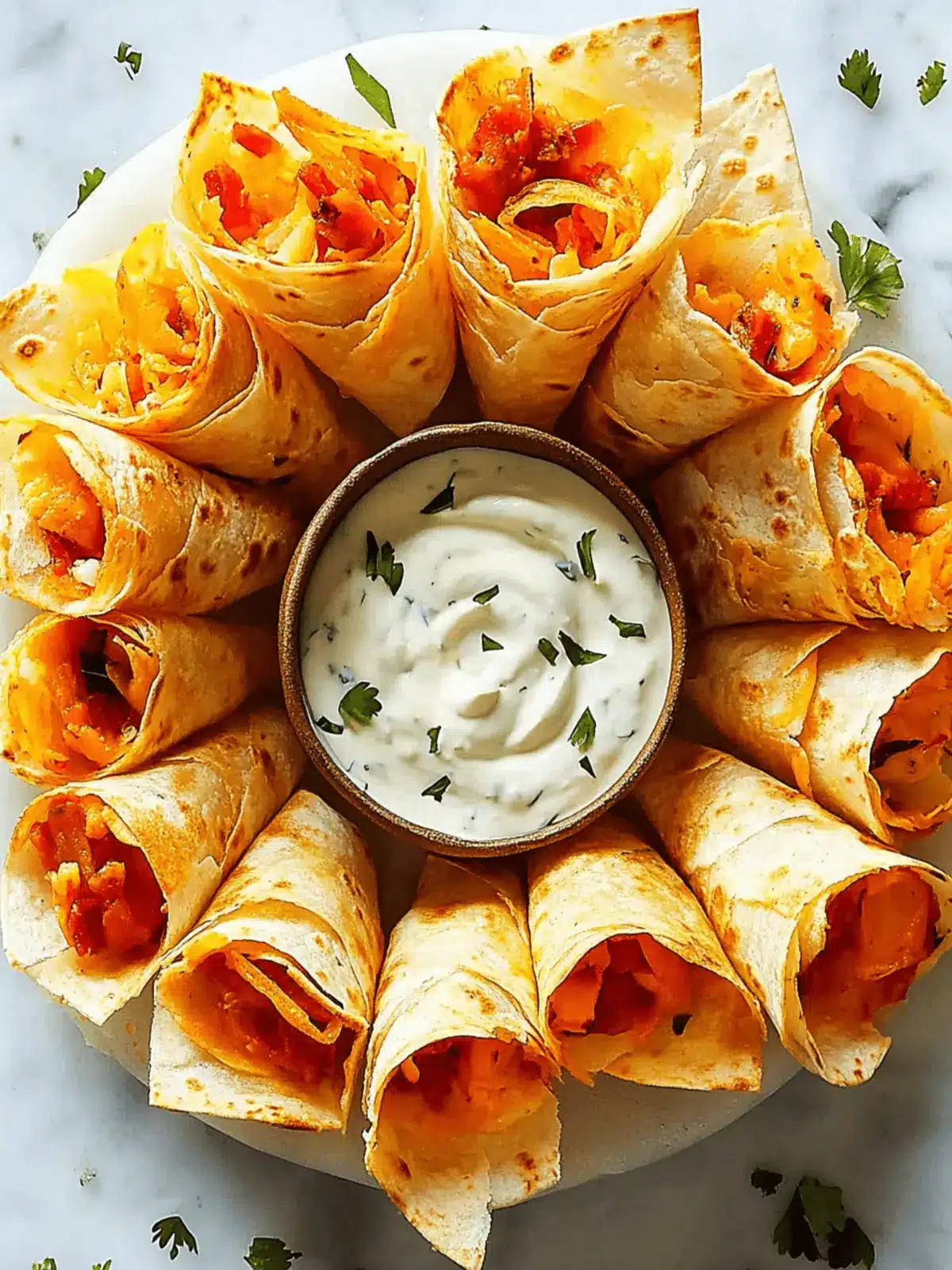 Blooming Quesadilla Ring