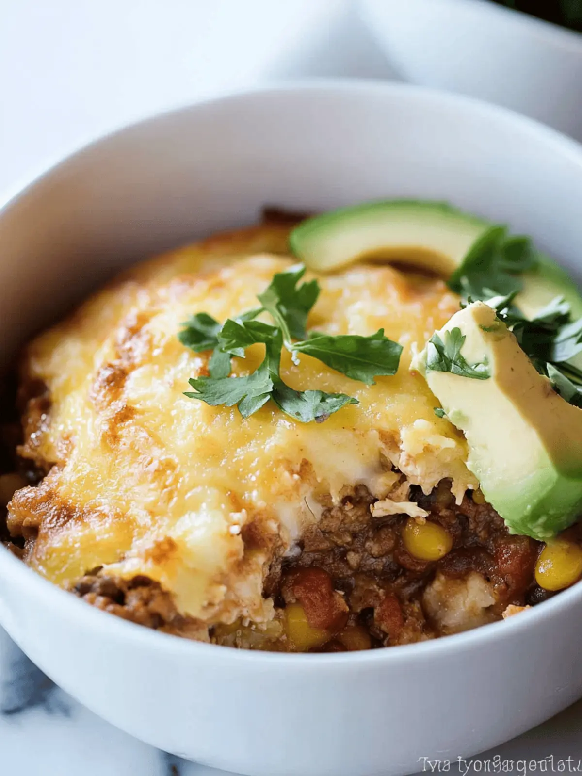 Turkey Skillet Tamale Pie