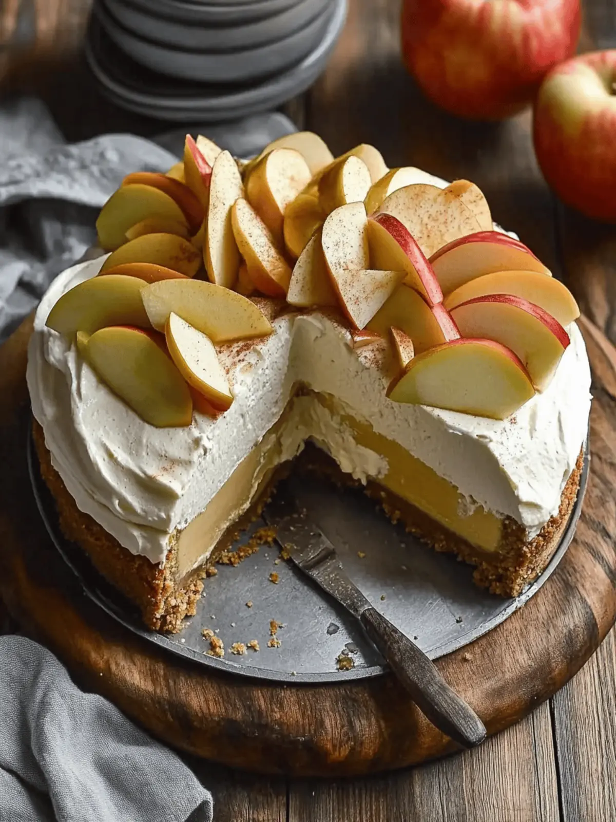 Apple Cider Cheesecake
