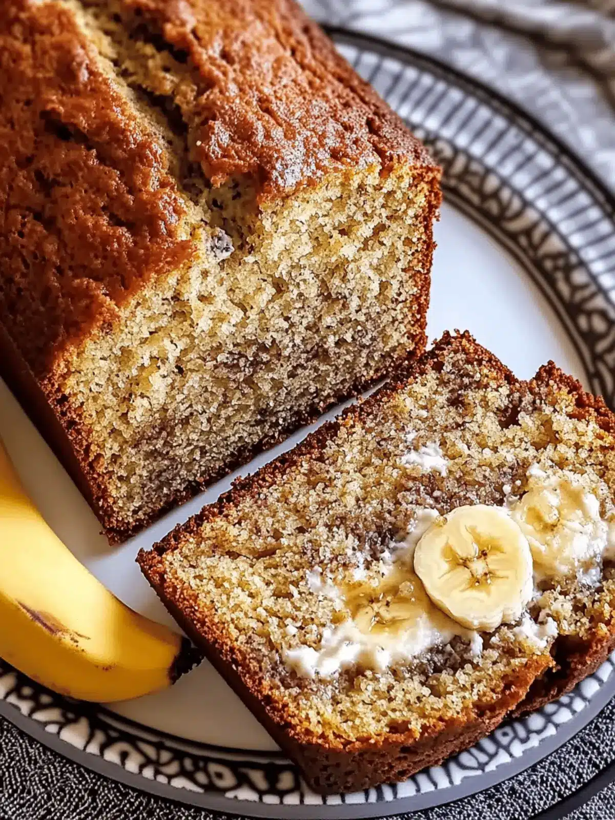 Cottage Cheese Banana Bread