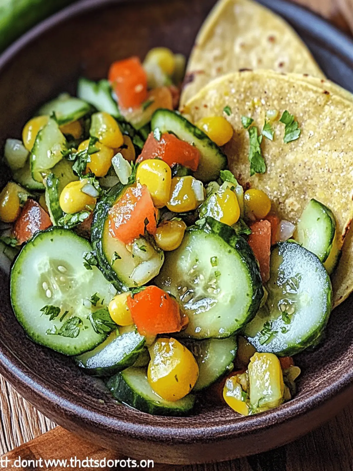Mexican-style cucumbers