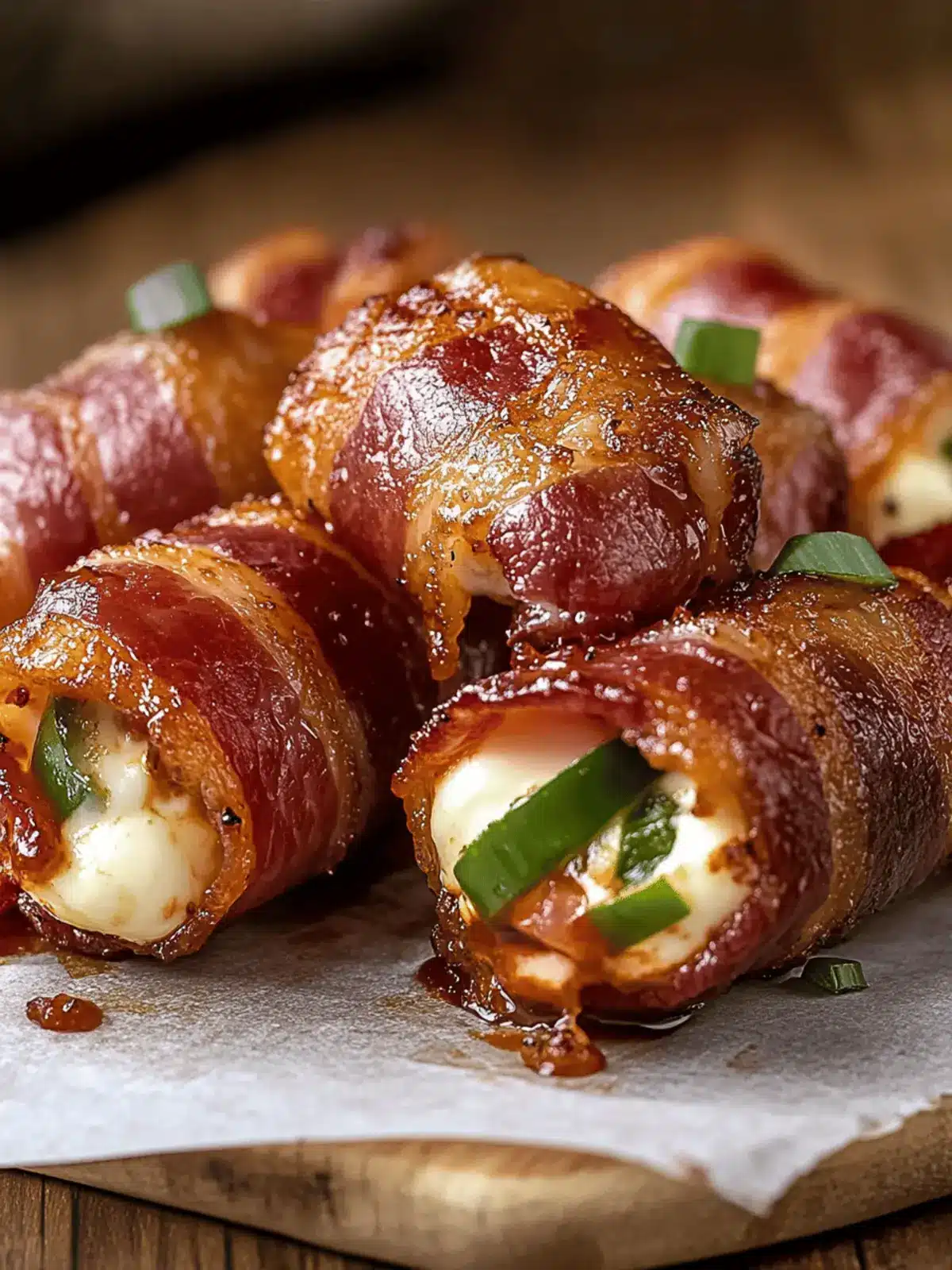Crispy Bacon Mozzarella Poppers