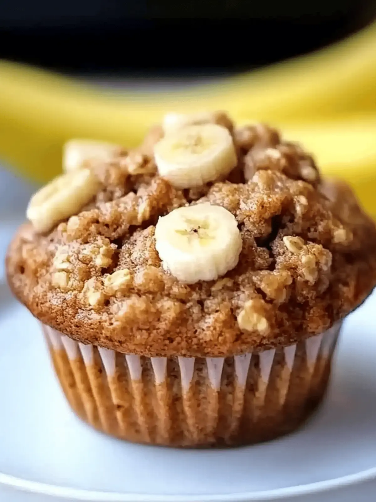 Banana Oatmeal Muffins