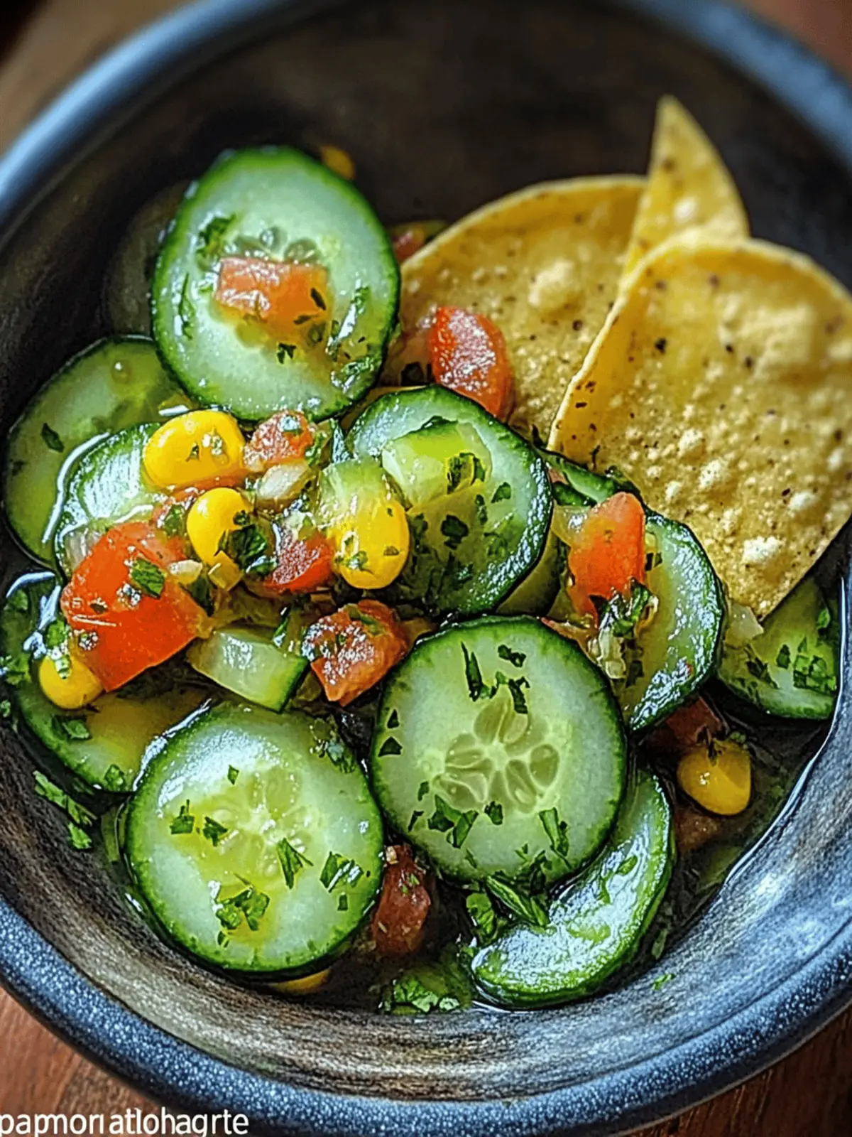 Mexican-style cucumbers