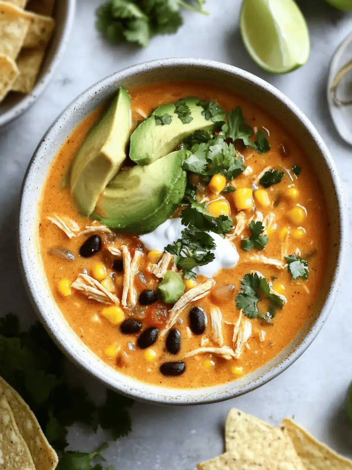 Creamy Chicken Enchilada Soup for Cozy Weeknight Dinners 2 Creamy Chicken Enchilada Soup