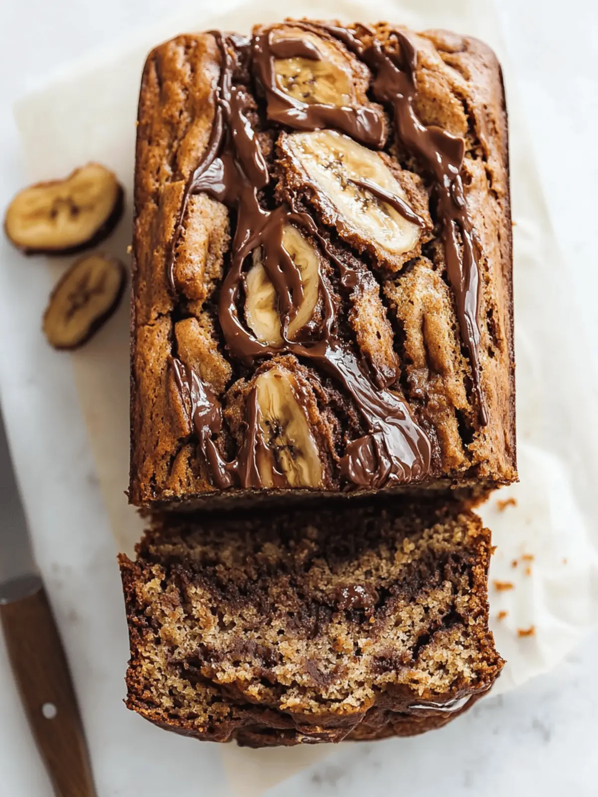 Nutella Banana Bread