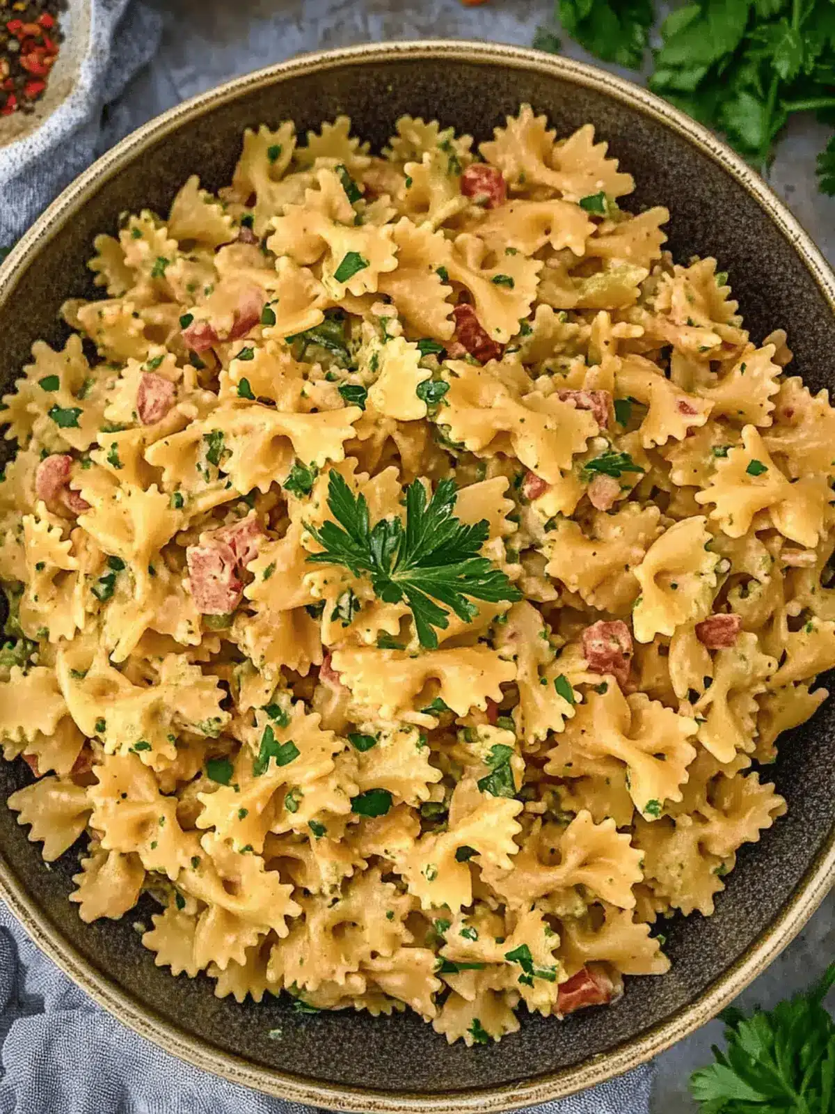Vegan Cajun Pasta Salad