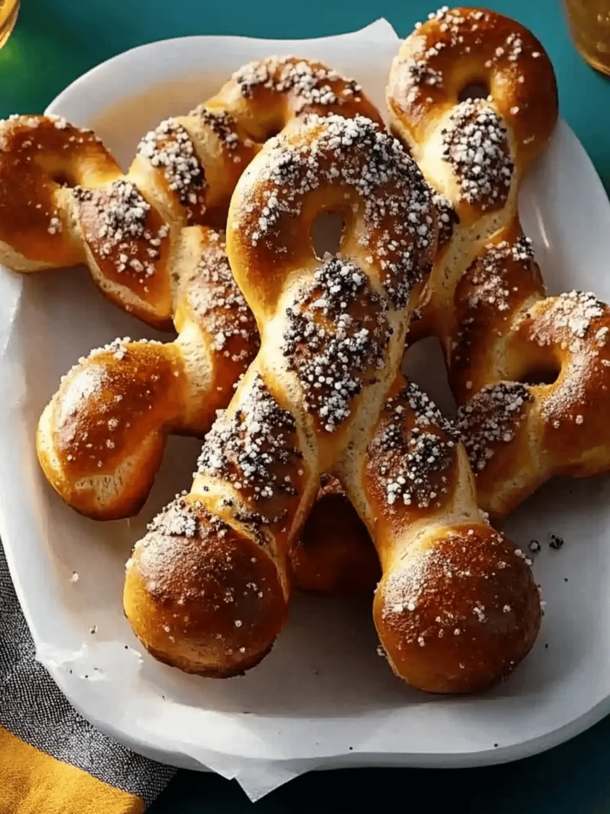 Spooky Pretzel Bones