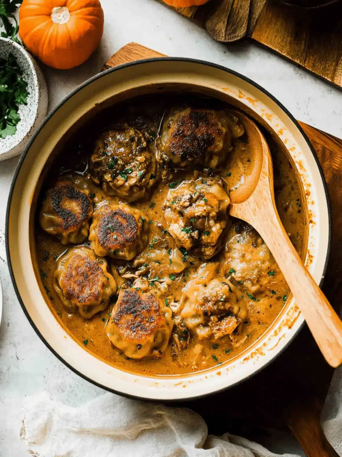Chicken and Pumpkin Dumplings