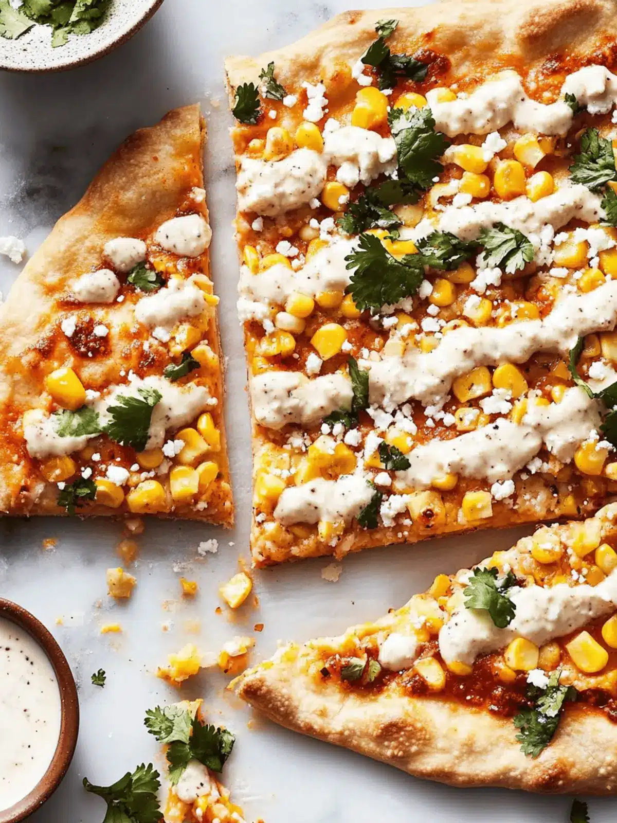 Mexican Street Corn Flatbread
