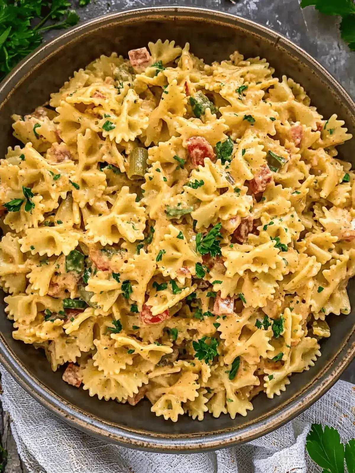Vegan Cajun Pasta Salad