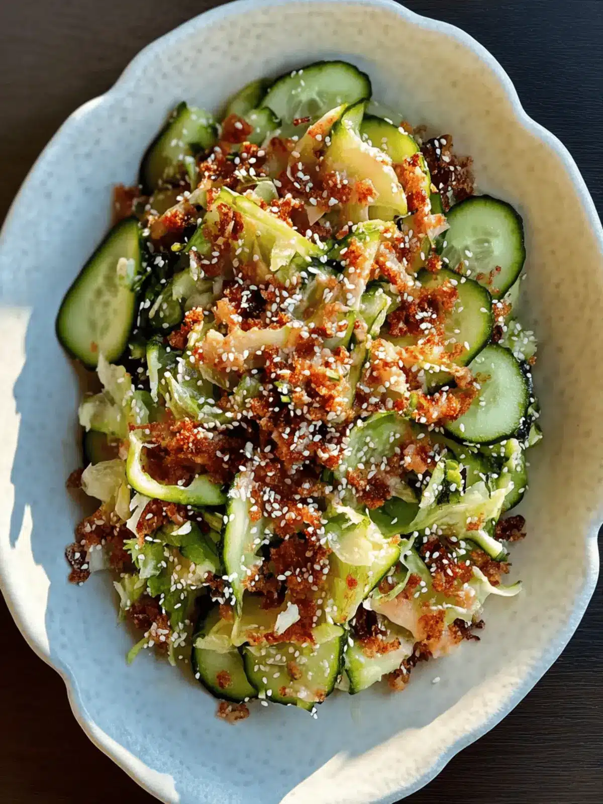 California Roll Cucumber Salad
