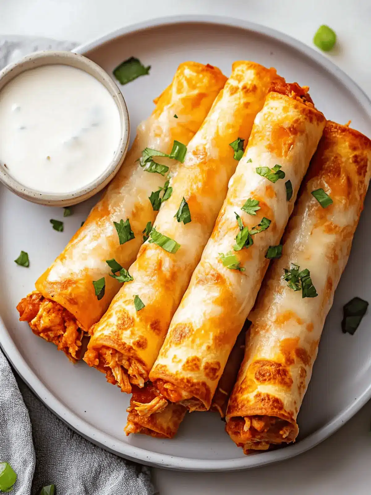 Buffalo Chicken Taquito
