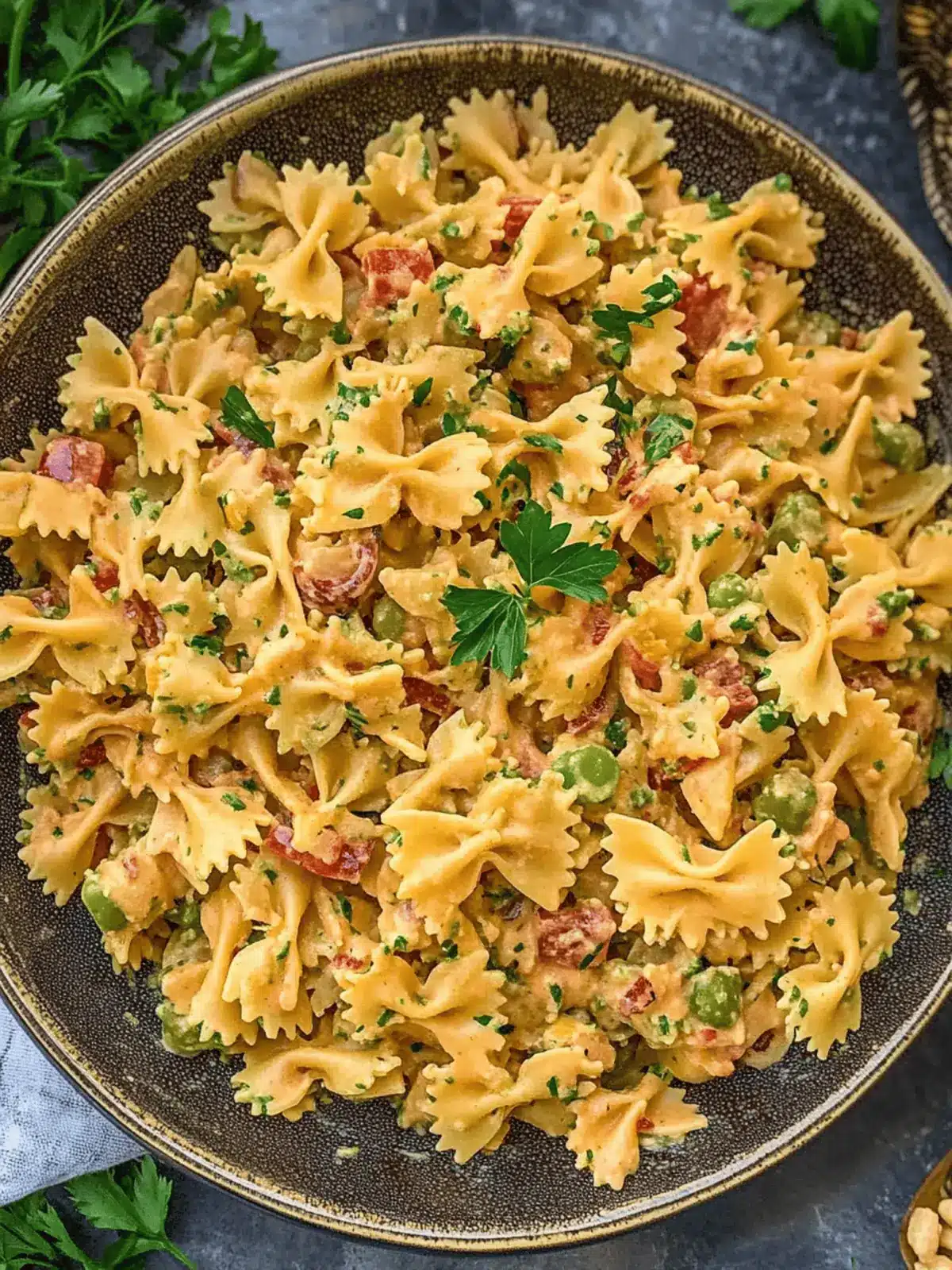 Vegan Cajun Pasta Salad