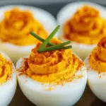 Pumpkin Deviled Eggs