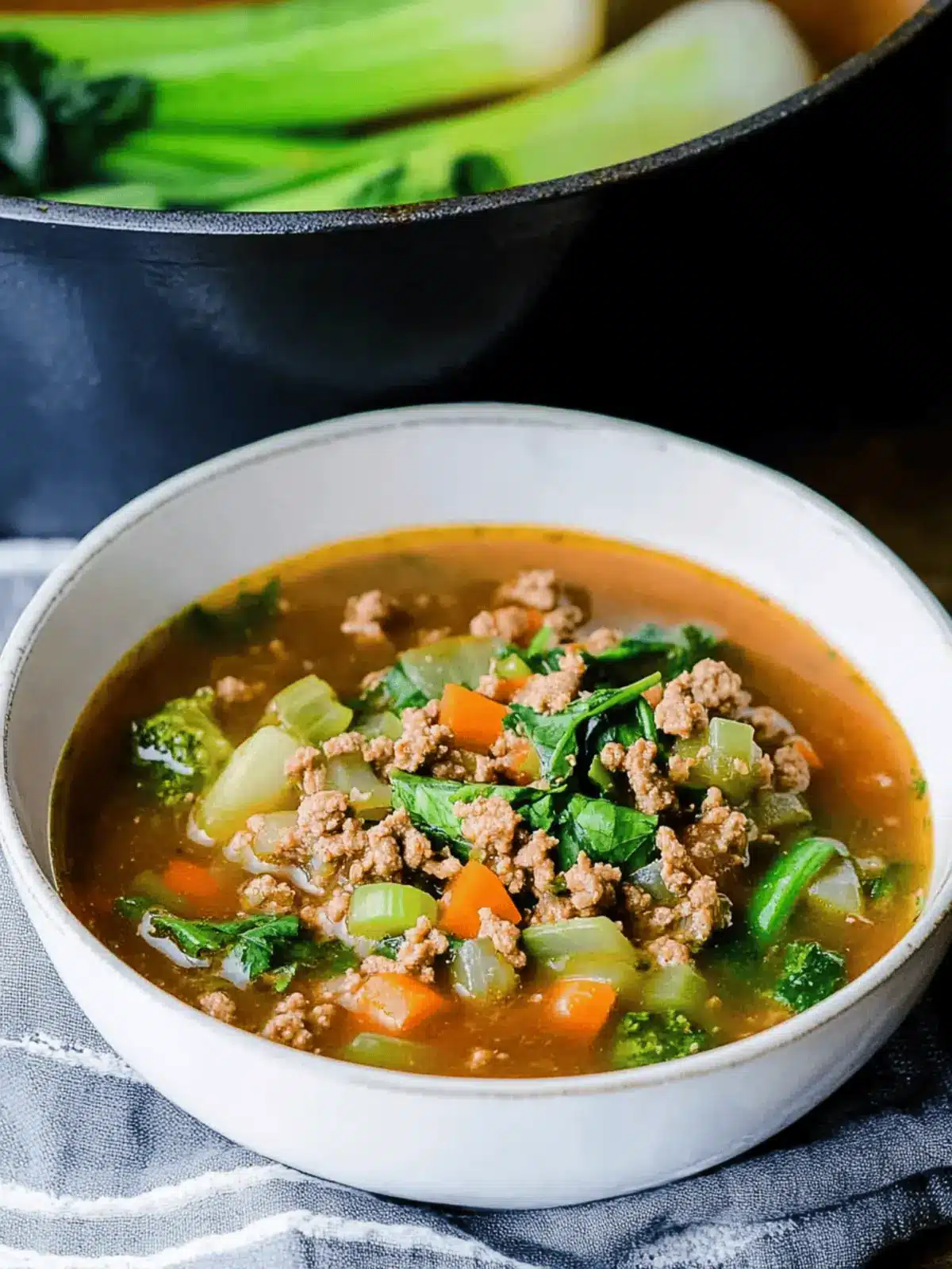 Ground Beef Vegetable Soup