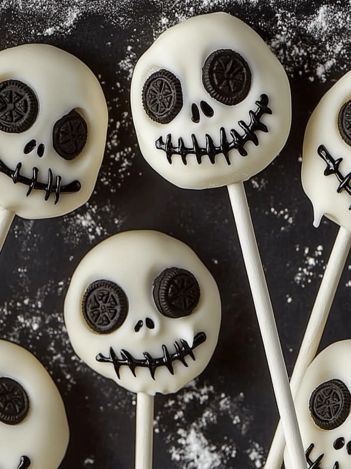 Jack Skellington Oreo Pops