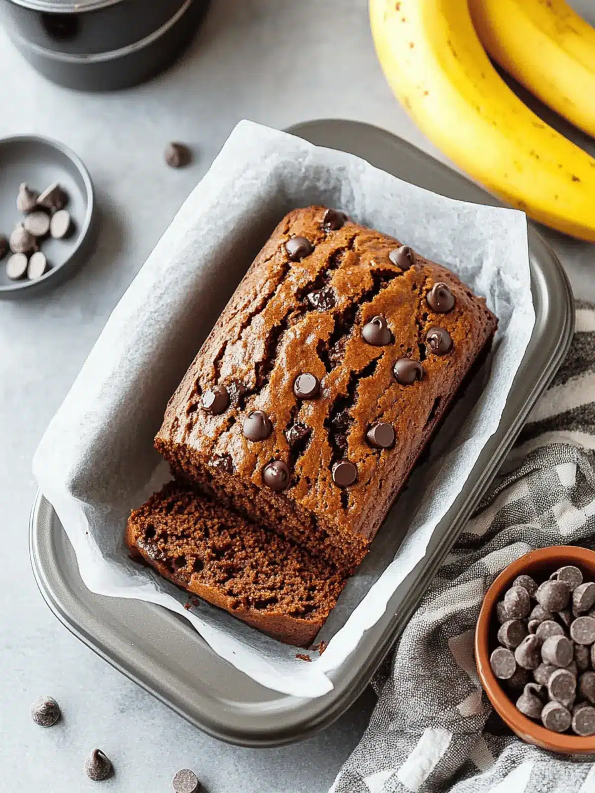 Banana Chocolate Chip Pumpkin Bread