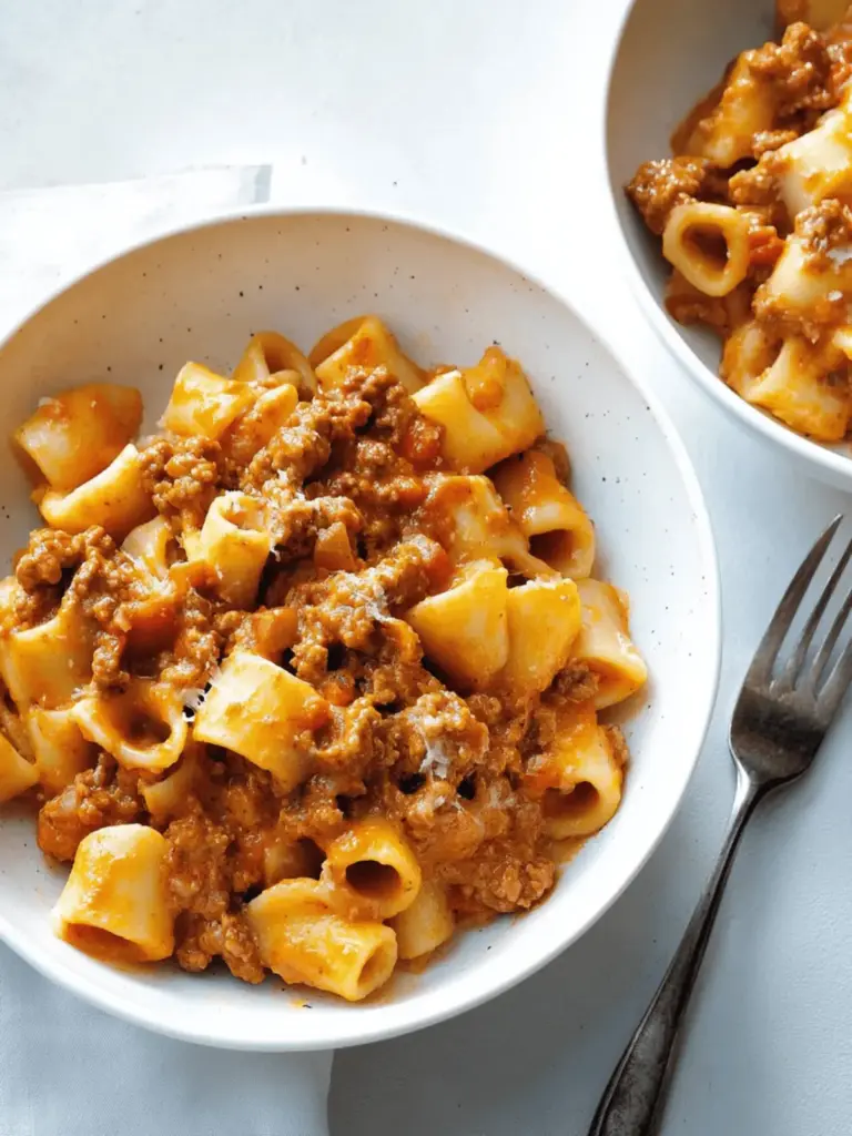 Spicy, Creamy Weeknight Bolognese