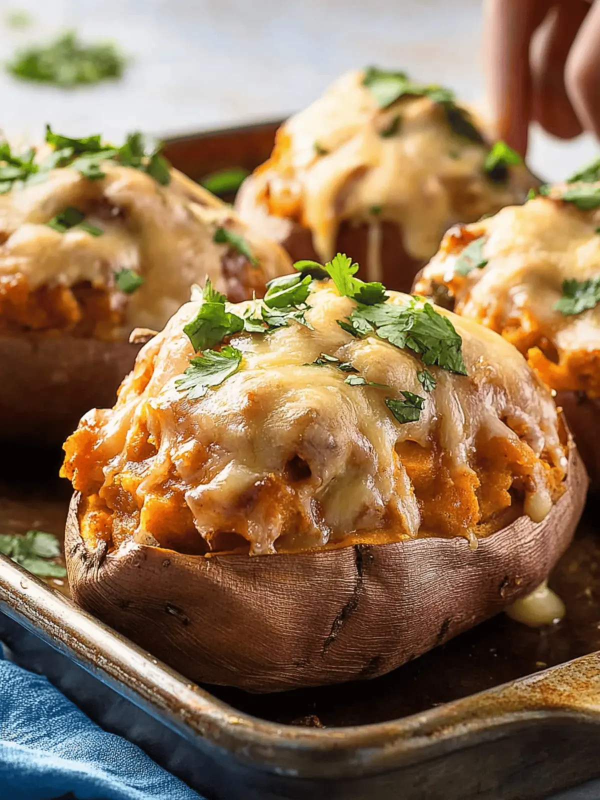 Enchilada Stuffed Sweet Potatoes