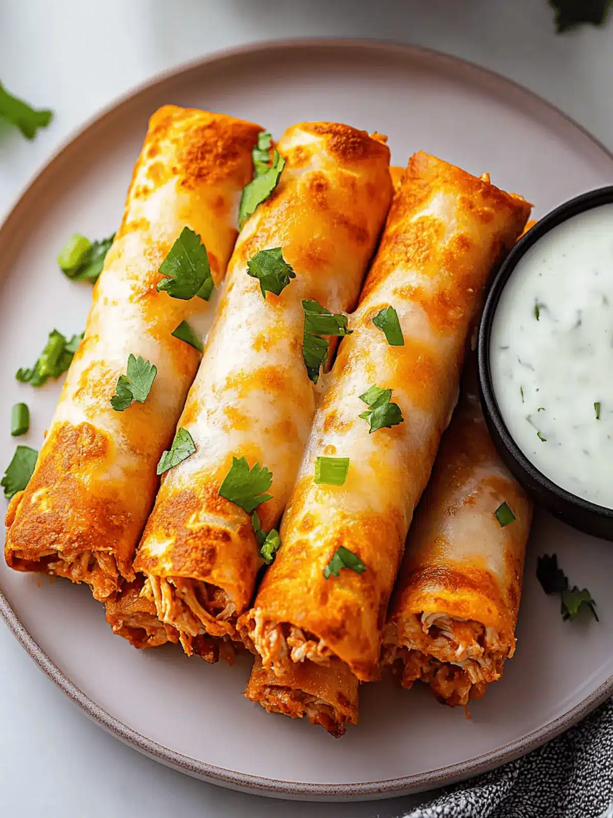 Buffalo Chicken Taquito