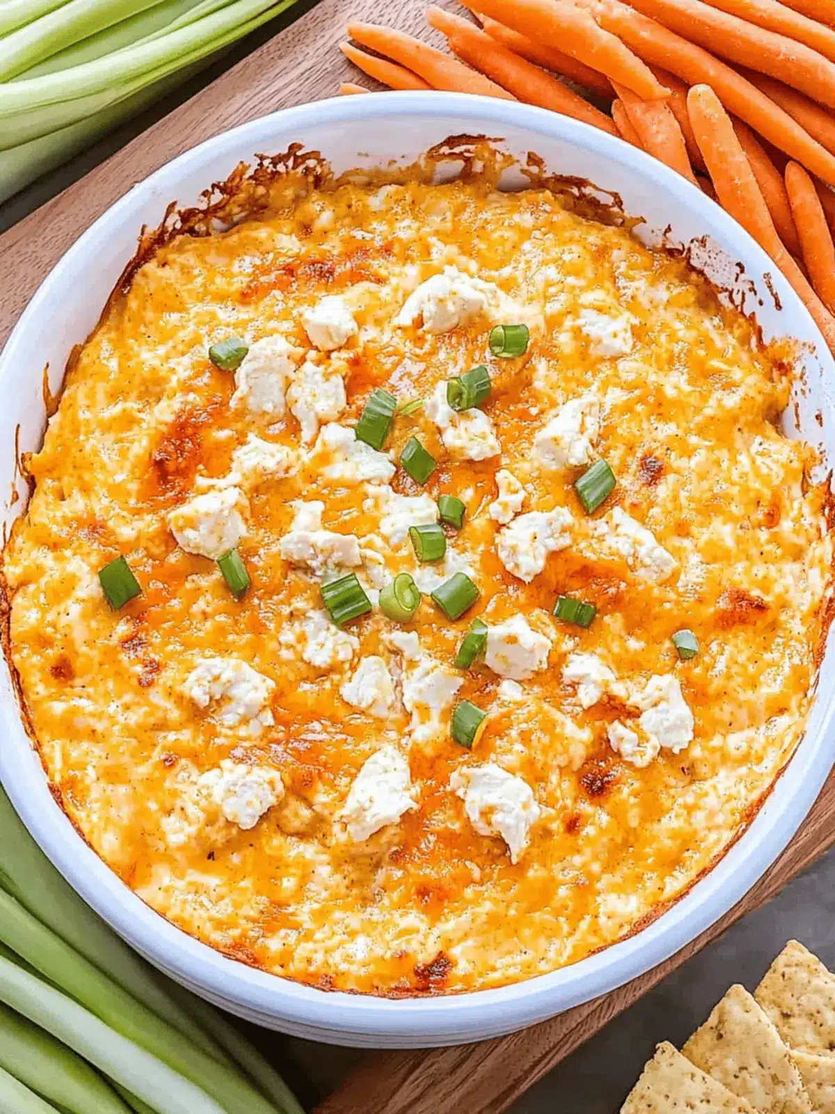 Cottage Cheese Buffalo Chicken Dip