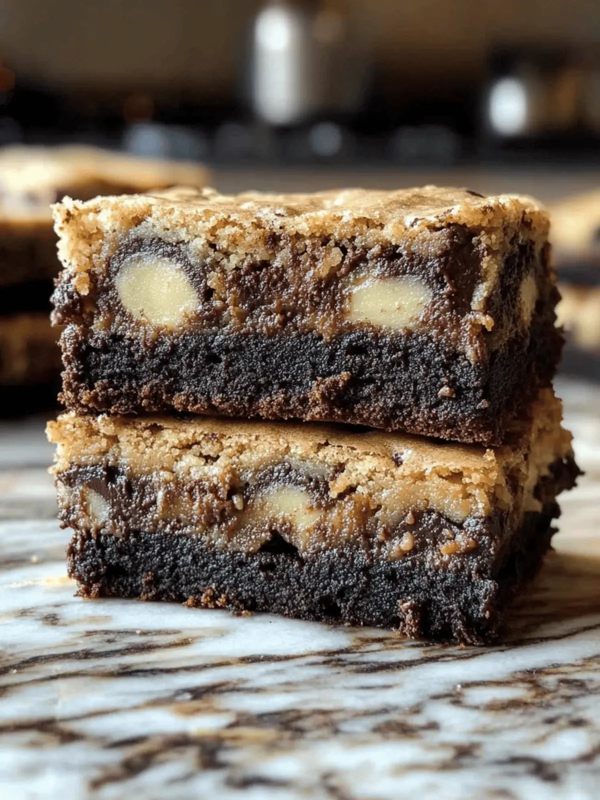 Amazing Brownies (Cookie Dough): 3 Decadent Layers
