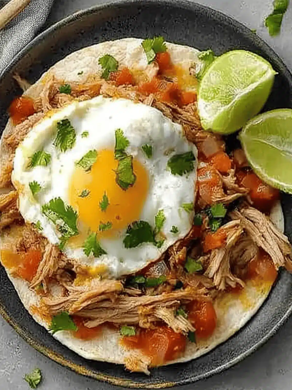 Carnitas Huevos Rancheros