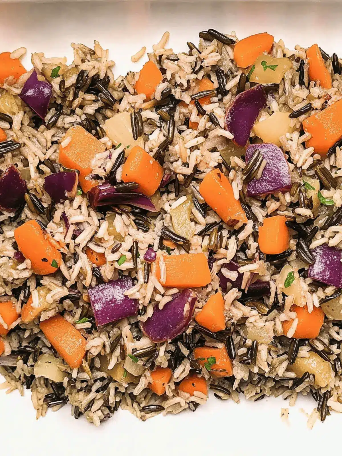 Wild Rice With Root Vegetables