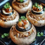 Stuffed Mushroom Eyeballs