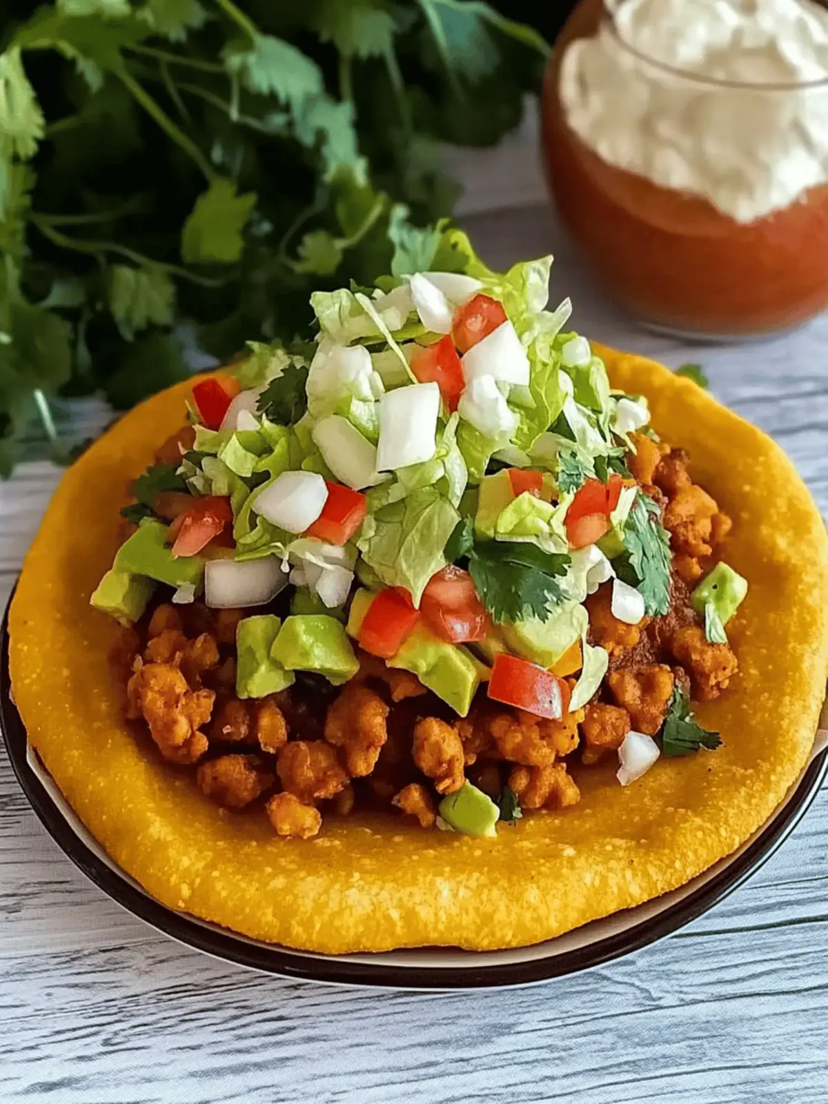 Homemade Navajo Taco (Indian Fry Bread) Recipe