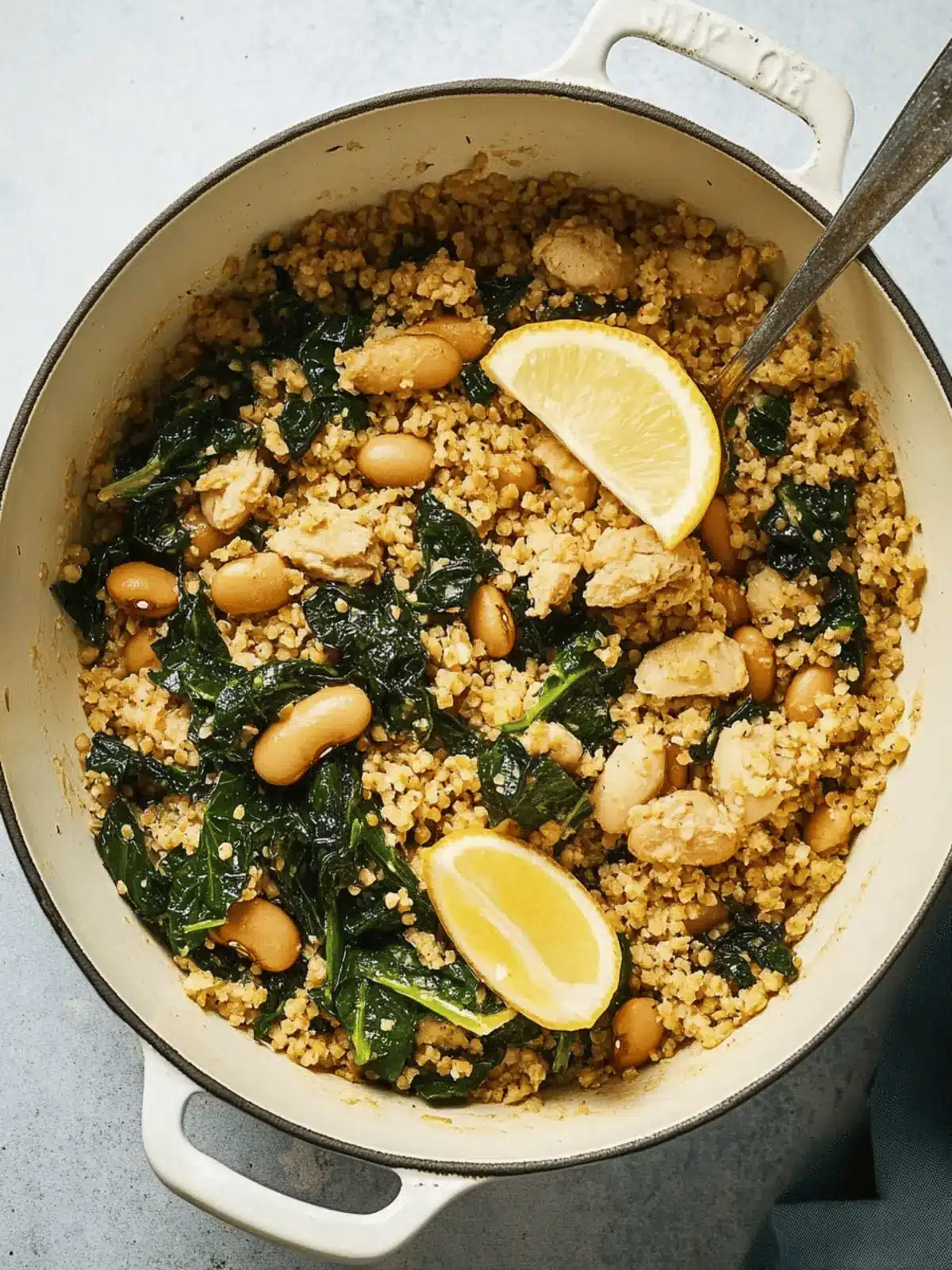 One-Pot Beans, Greens and Grains