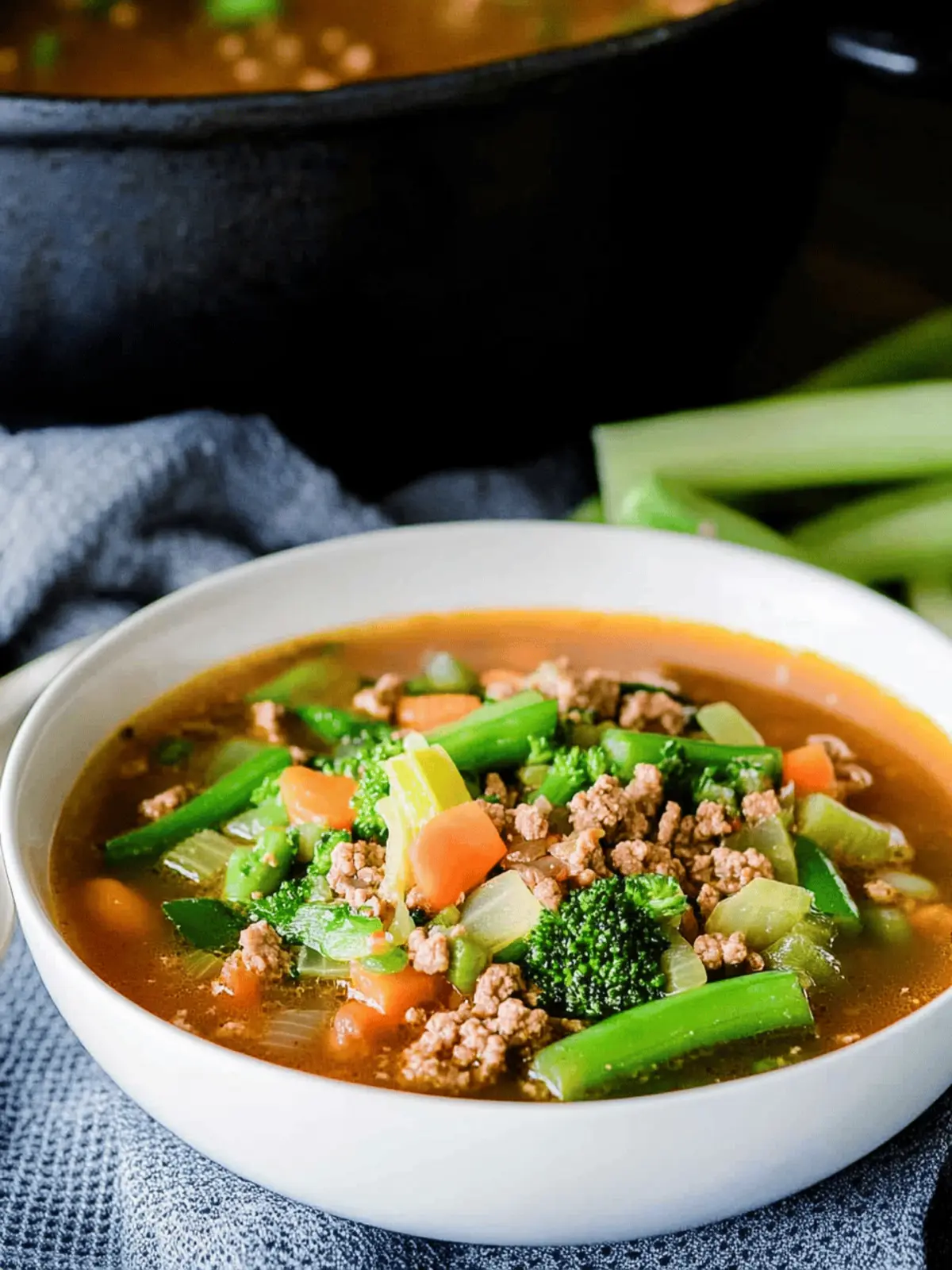 Ground Beef Vegetable Soup