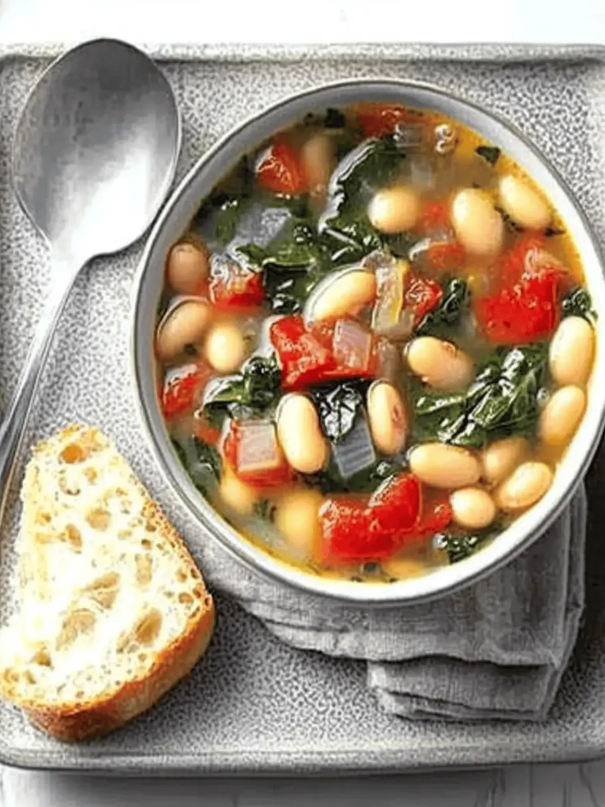 Slow-Cooker Spinach Bean Soup