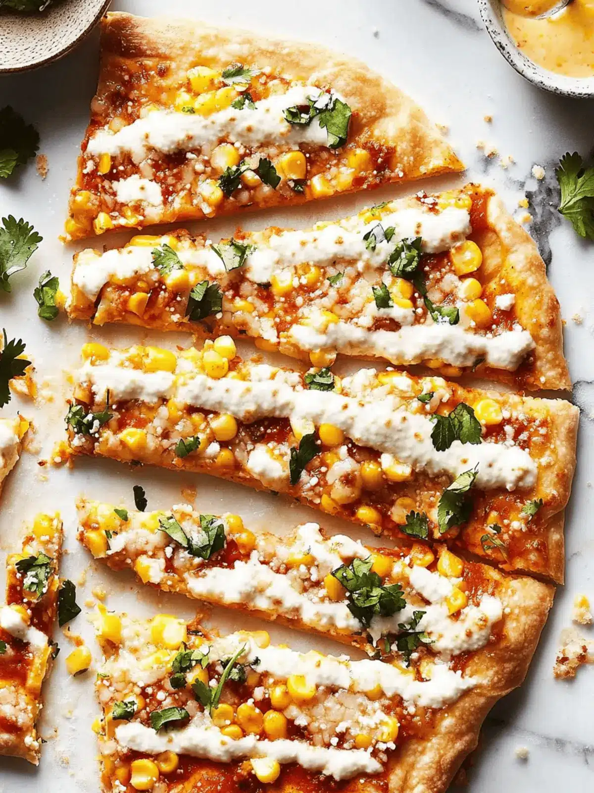 Mexican Street Corn Flatbread