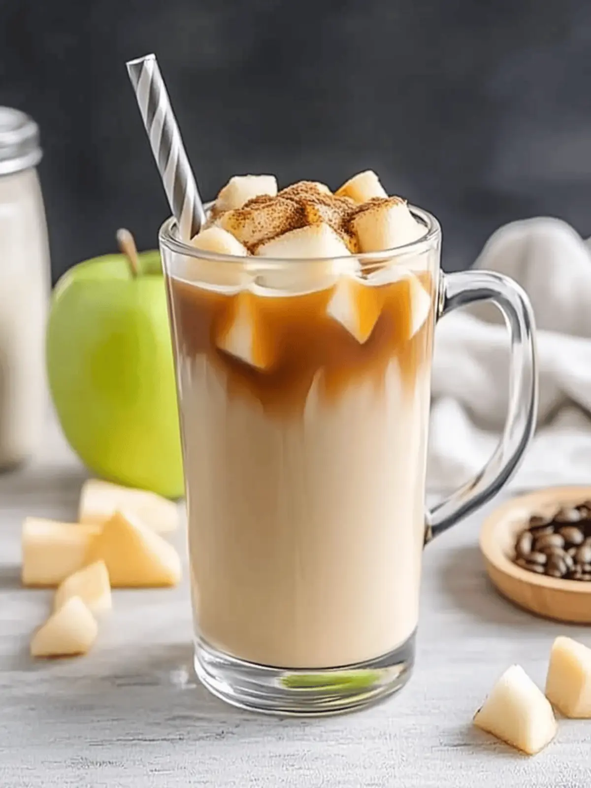 Caramel Apple Spice Iced Coffee Recipe