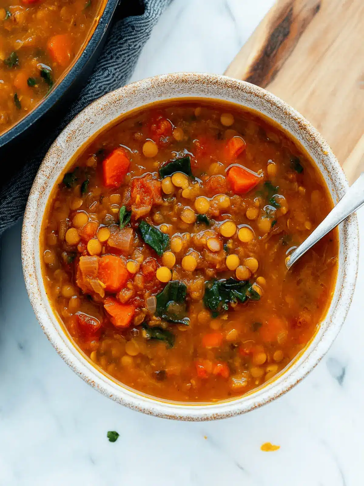 Easy Lentil Soup: Warm Comfort in Every Bowl! 4 Easy Lentil Soup